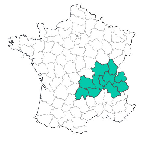 Zone Rhône Alpes